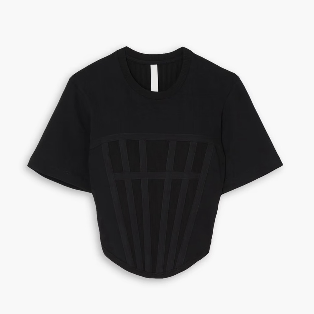 Dion Lee Corset Ribbed Tee